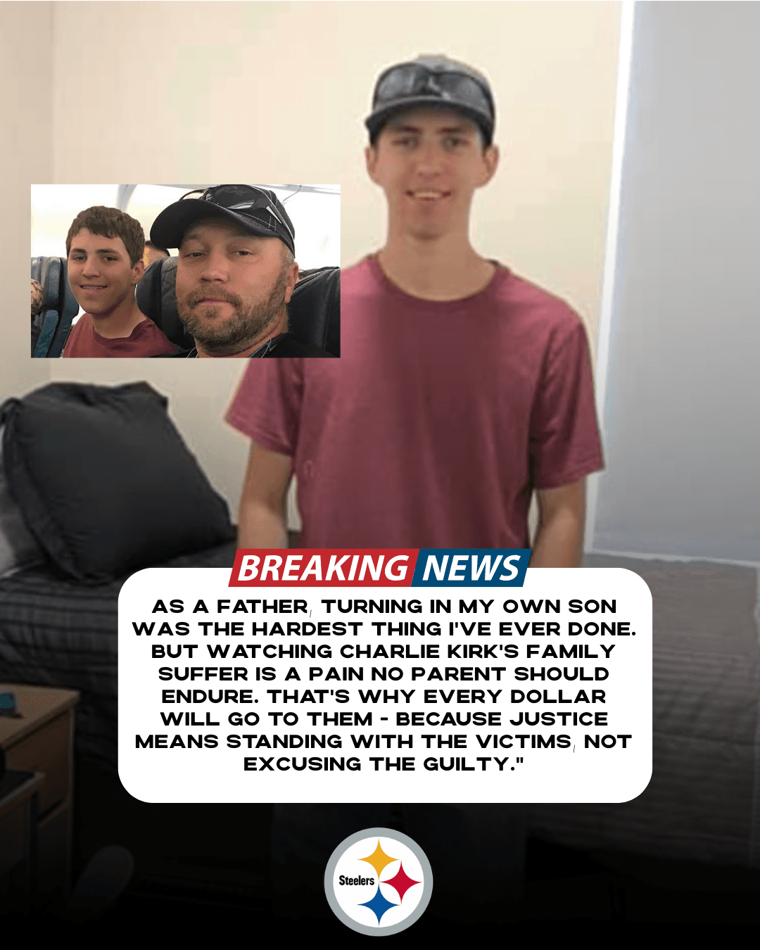 Tyler Robinson’s Father Rejects $1.15M Reward, Donates Entire Sum to Honor Charlie Kirk’s Family